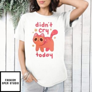 Didn’T Cry Today Cat T-Shirt