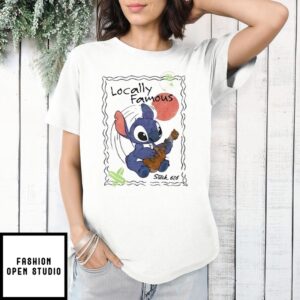 Disney Stitch Post Stamp Locally Famous T-Shirt