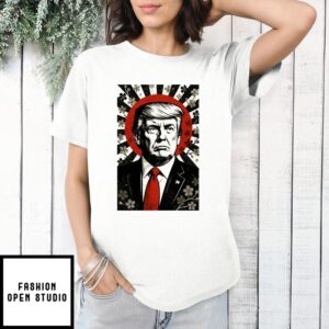 Donald Trump Rising Sun Power Cherry Blossom Propaganda T-Shirt