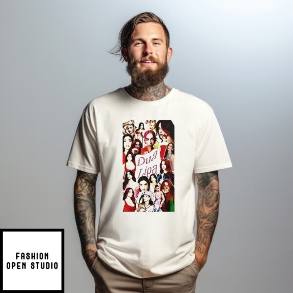 Dua Lipa Wallpaper Collage T-Shirt