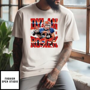 Dylan Rosiek Illinois Fighting Illini  Player Collage T-Shirt