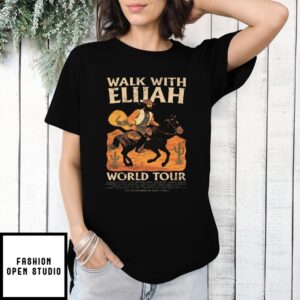 Elijah Walk With Elijah World Tour Tna Wrestling Vintage T-Shirt