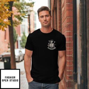Fatherhood Just A Dad Who Came Back With The Milk Skeleton T-Shirt
