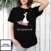 Firequacker Goose 4Th Of July Usa American Flag Independence Day T-Shirt