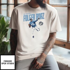 Folger Boaz North Carolina Baseball Illustrated T-Shirt