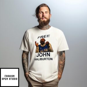 Free John Haliburton Indiana Pacers Funny T-Shirt