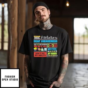 Funny Keep It Visual Learning Deaf Awareness Personalized T-Shirt