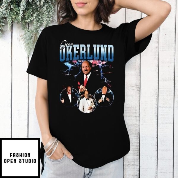 Gene Okerlund Wwe Vintage Bootleg Lightning T-Shirt
