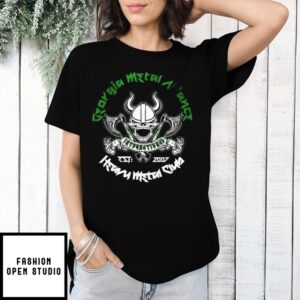 Georgia Metal Alliance International Int’L H M C Est 2007 Skull T-Shirt
