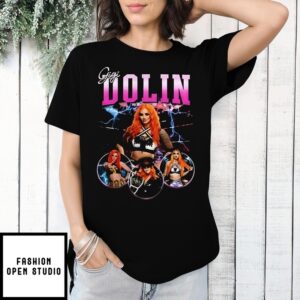 Gigi Dolin Priscilla Kelly Wwe Vintage Bootleg Lightning T-Shirt