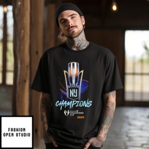Gotham Fc Champions 2025 Concacaf W Champions Cup Winners Soccer T-Shirt