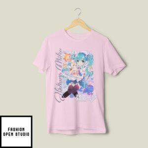 Hatsune Miku Chibi Purple Anime T-Shirt