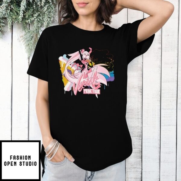 Helluva Boss Verosika Pride Tour T-Shirt