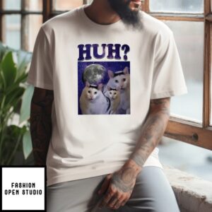 Huh Meme Cat T-Shirt