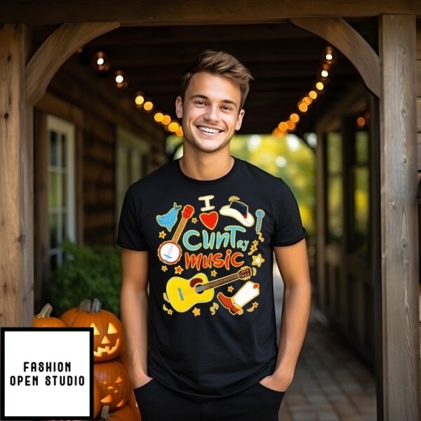 I Love Cuntry Music T-Shirt