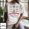 I Stand With The Military Industrial Complex T-Shirt