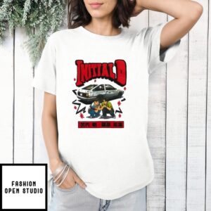 Initial D Crouching Puff Print T-Shirt