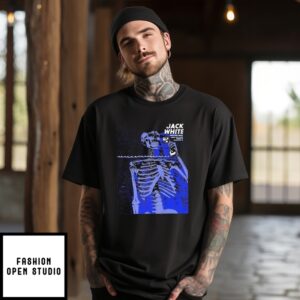 Jack White No Name Tour 2025 At The Channel 24 In Sacramento Ca On May 27 Skeleton T-Shirt