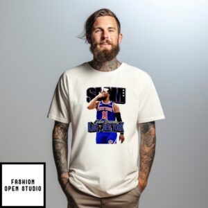 Jalen Brunson New York Knicks King Of New York Slam T-Shirt