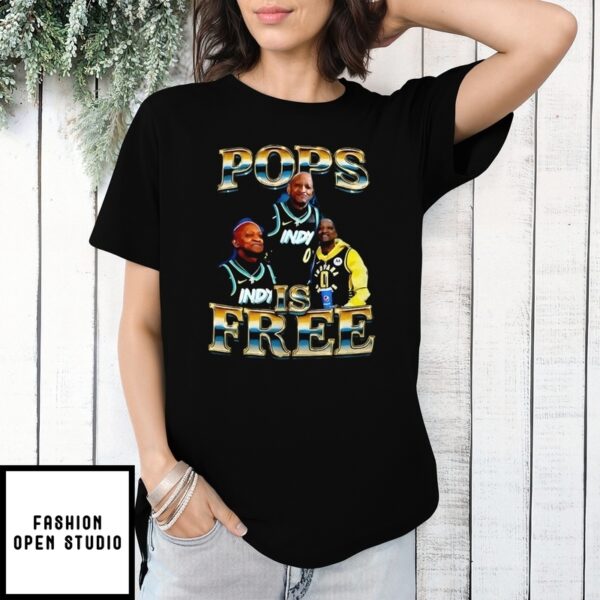 John Haliburton Indiana Pacers Pops Is Free T-Shirt