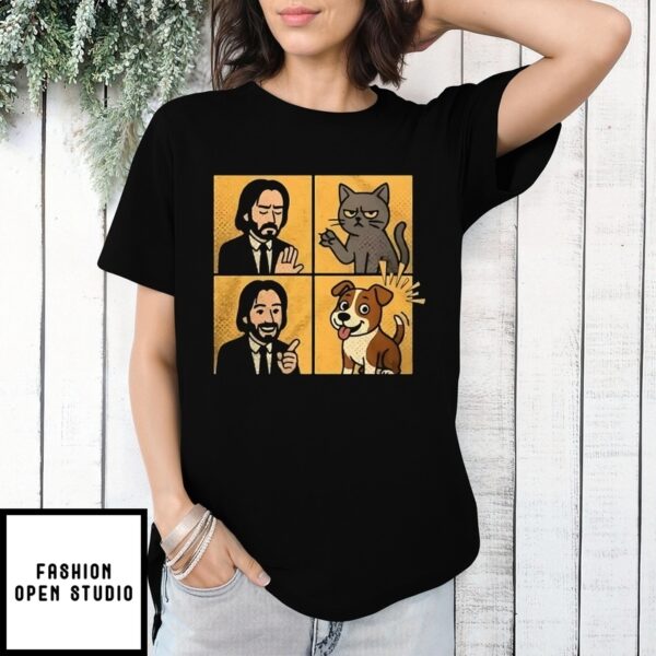 John Wick X The Drake Hotline Bling Meme T-Shirt