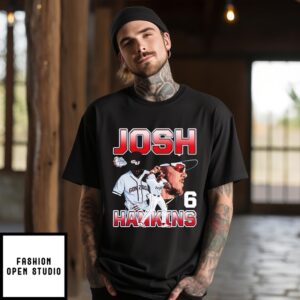 Josh Hankins Gonzaga Baseball Player Collage T-Shirt