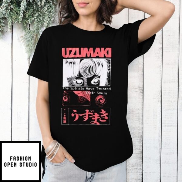 Junji Ito Uzumaki The Spirals Have Twisted Their Souls T-Shirt