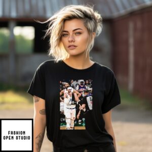 Knicks’ Josh Hart Bloodied After Collision Against Celtics T-Shirt