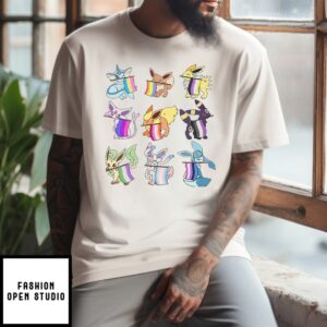Lgbt Pokemon Eeveelutions Pride T-Shirt