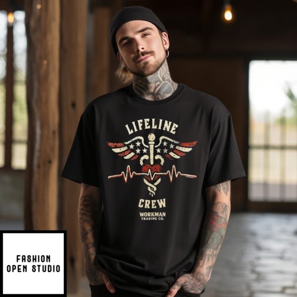 Lifeline Crew Workman Trading Co Vintage T-Shirt