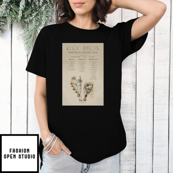Lucy Dacus Forever Is A Feeling Tour 2025 Poster T-Shirt