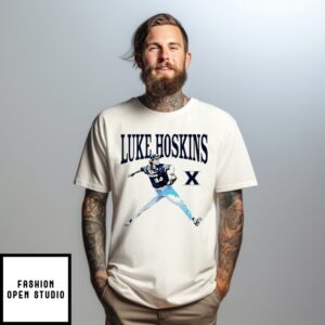 Luke Hoskins Xavier Baseball Graphic Signature T-Shirt