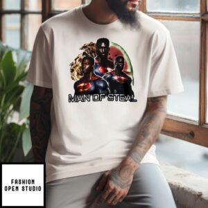 Man Of Steal Superman Watermelon And Fried Chicken T-Shirt