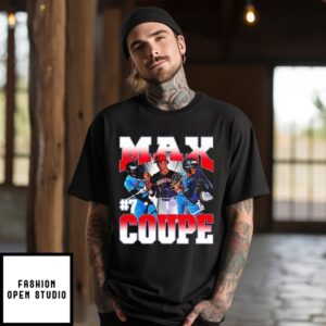 Max Coupe Gonzaga Baseball Player Collage T-Shirt
