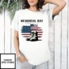 Memorial Day Remember The Fallen Military American Flag T-Shirt