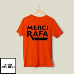 Merci Rafa T-Shirt  Rafael Nadal Retirement Graphic T-Shirt For Tennis Fans