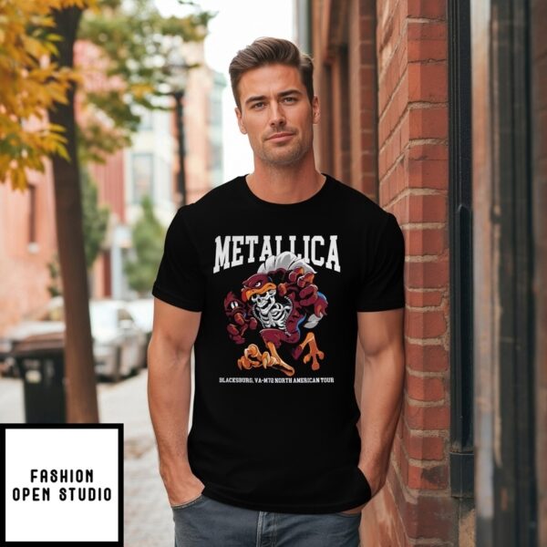 Metallica Blackburg Va 2025 Lane Stadium On May 7Th M72 World Tour T-Shirt