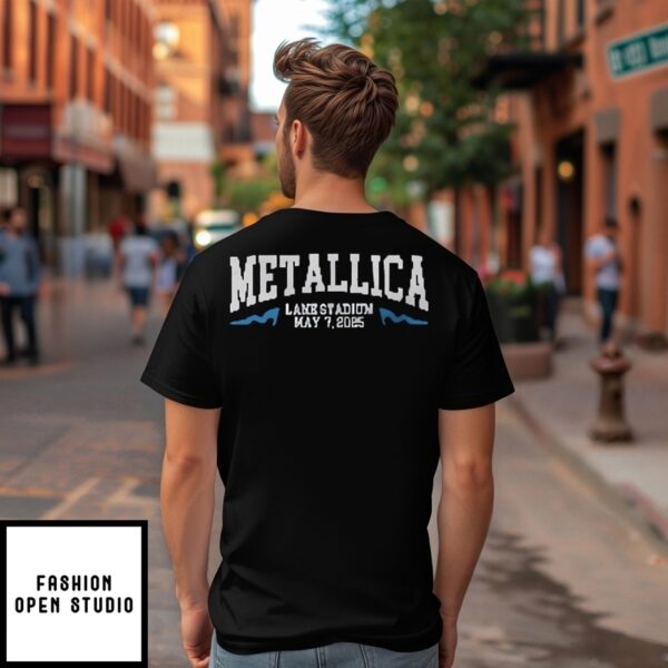 Metallica Blackburg Va 2025 Lane Stadium On May 7Th M72 World Tour T-Shirt