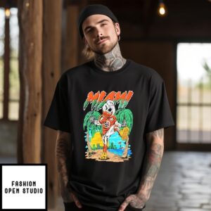 Miami Hurricanes Footbal Graphic Mascot T-Shirt