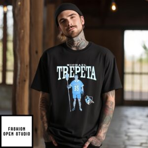 Michael Trepeta Johns Hopkins Lacrosse Illustrated T-Shirt