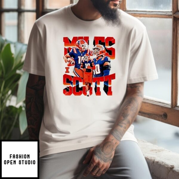 Miles Scott Illinois Fighting Illini  Player Collage T-Shirt