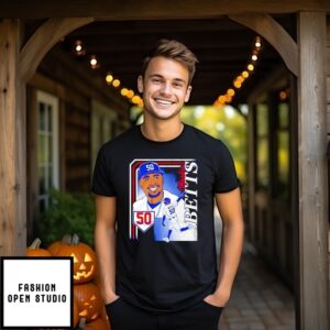 Mookie Betts Los Angeles Dodgers  Collage Frame Signature T-Shirt