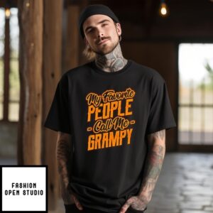 My Favorite People Call Me Grampy Father’S Day Vintage T-Shirt