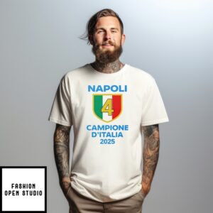 Napoli Campione D’Italia 2025 Football T-Shirt