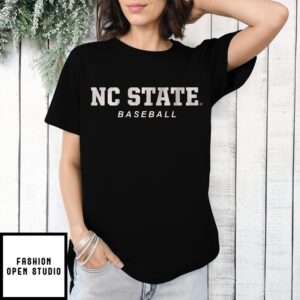 Nc State Baseball Logo Stack T-Shirt
