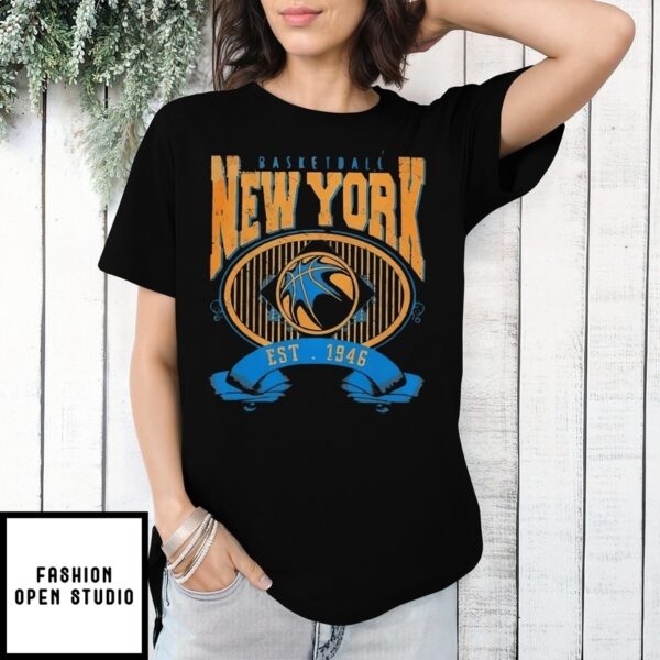 New York Basketball Est 1946 Vintage Knicks T-Shirt