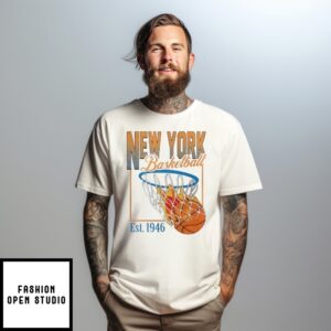 New York Knick Basketball Since 1946 Vintage Nba 2025 T-Shirt