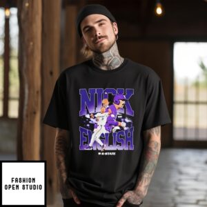 Nick English Kansas State Baseball Player Collage T-Shirt