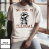 No One Is Illegal Immigration Hand T-Shirt