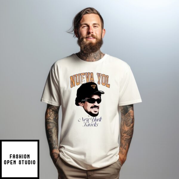 Nueva Yol Benito New York Knicks Bad Bunny Big Face T-Shirt